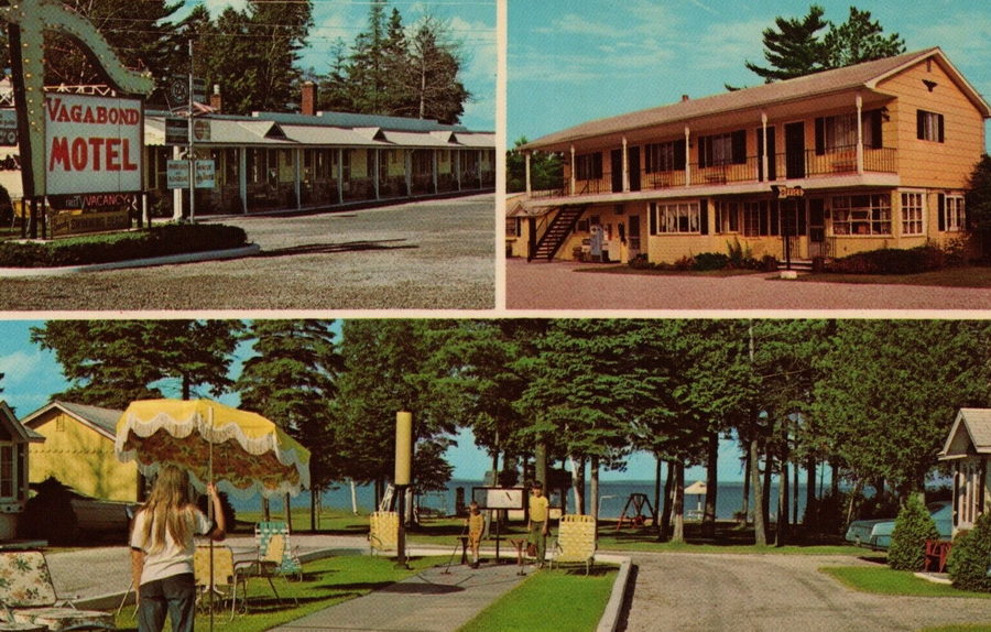 Vagabond Motel - Postcard